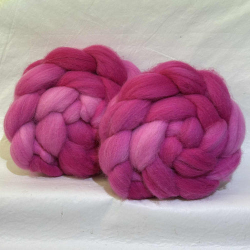 Marshmallow, SW Merino/Nylon Wool Top Braid (MM4) ~ Hand Dyed ~ 4 oz