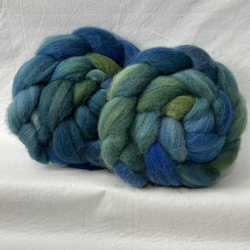 Marshmallow, SW Merino/Nylon Wool Top Braid (MM5) ~ Hand Dyed ~ 4 oz