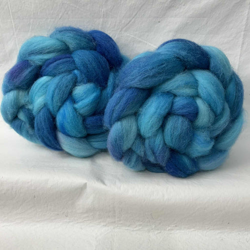 Marshmallow, SW Merino/Nylon Wool Top Braid (MM6) ~ Hand Dyed ~ 4 oz