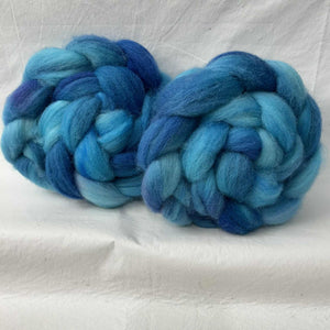 Marshmallow, SW Merino/Nylon Wool Top Braid (MM6) ~ Hand Dyed ~ 4 oz