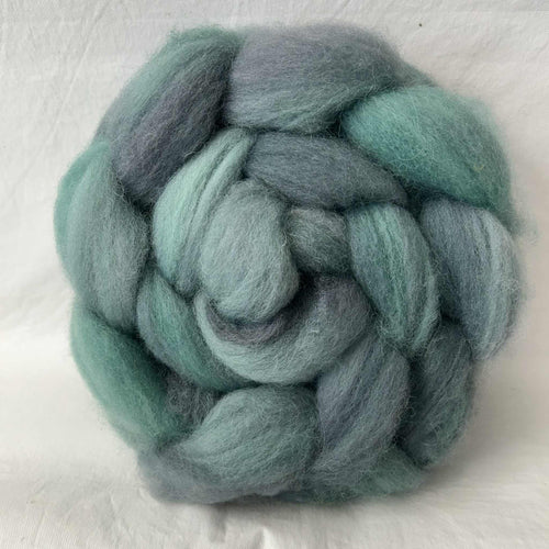 Marshmallow, SW Merino/Nylon Wool Top Braid (MM9) ~ Hand Dyed ~ 4 oz