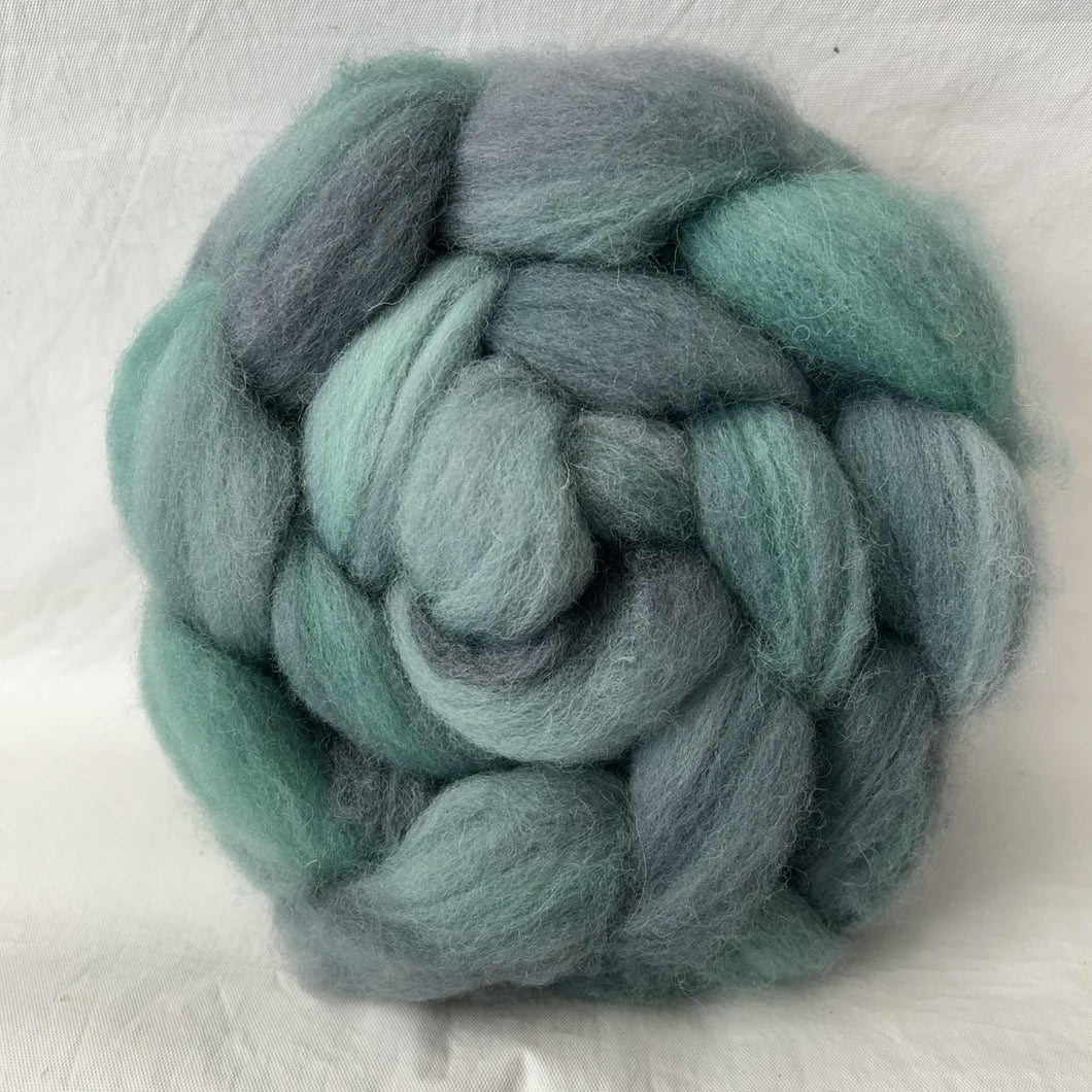 Marshmallow, SW Merino/Nylon Wool Top Braid (MM9) ~ Hand Dyed ~ 4 oz