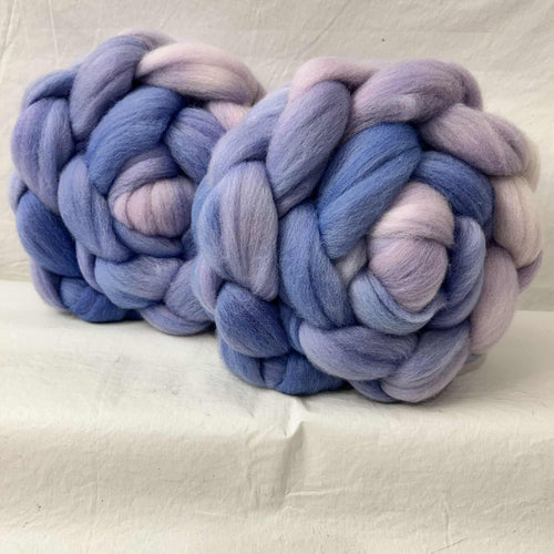 Merino DOUBLE Braid Set, 23 Micron (M3), Hand Dyed ~  1/2 a Pound!