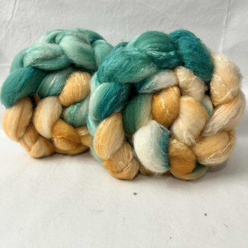 Merino/Tussah DOUBLE Braid Set ~  1/2 a Pound!  (MTS1) Hand dyed