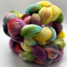 Merino/Tussah Silk Wool Top Braid (Gmts2) ~ Hand Painted