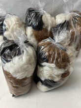 Alpaca 2Nds Fleece ~ 4 Oz Mixed Tri-Color Bag Spring Cleaning! Natural Fiber