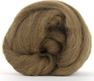 Moorit Shetland Natural Wool Top, 4 oz