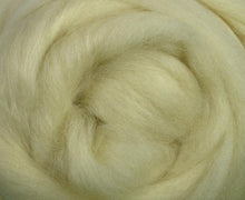 Blue Faced Leicester Natural White Wool Top 4 Oz Dyed Fiber