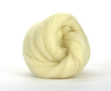 Blue Faced Leicester Natural White Wool Top 4 Oz Dyed Fiber