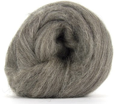 Norwegian Natural Grey Wool Top / 4 oz