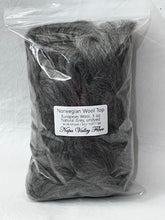 Norwegian Natural Grey Wool Top / 3 oz Smaller Section