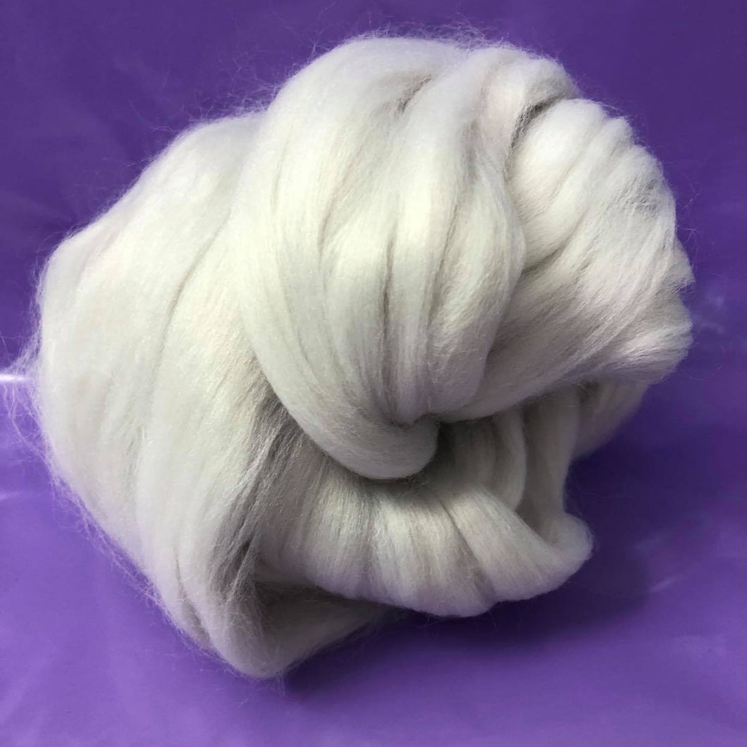 Fine Denier Soft White/pearl Blending Nylon Super Soft! ~ Great For Adding To Sock Blends! Add-Ins