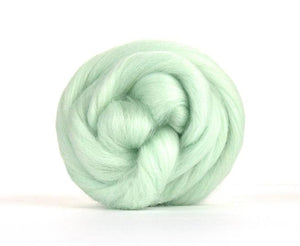 Merino Combed Top, Dyed Wool, Peppermint / 4 oz