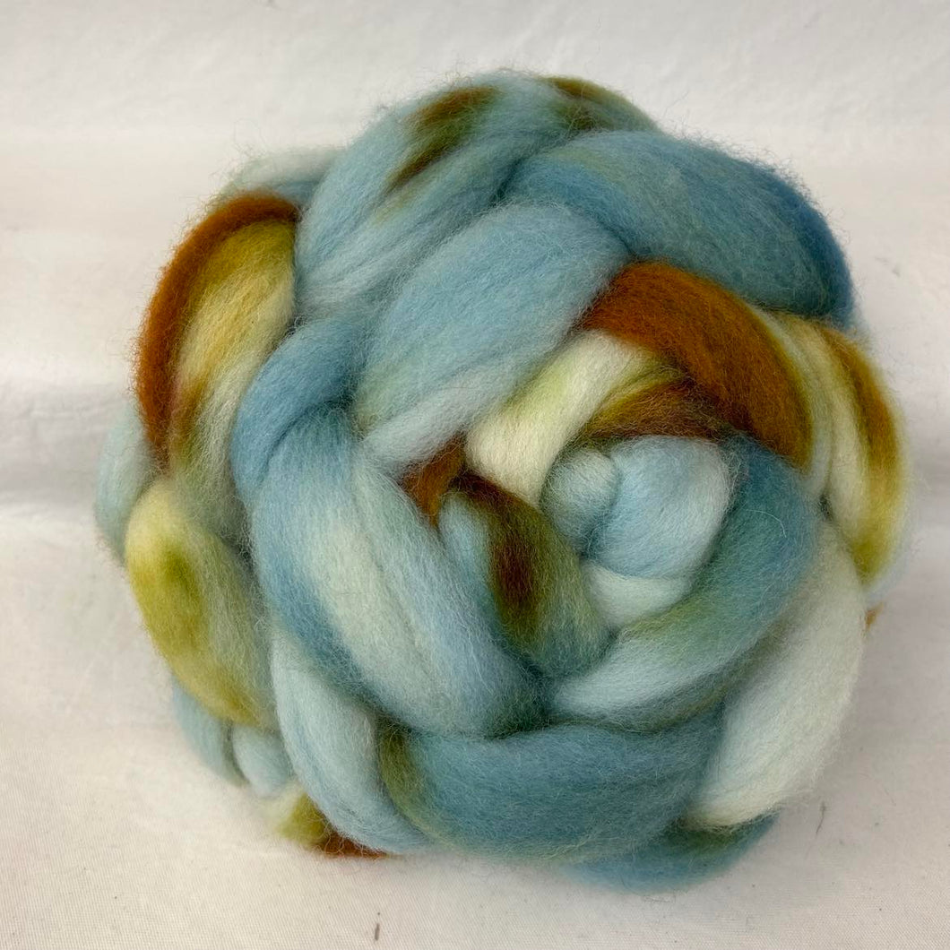 Perendale Wool Top Braid (Pd13) ~ Hand Dyed 4 Oz