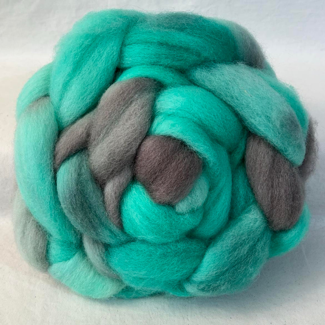Perendale Wool Top Braid (PD16) ~ Hand dyed ~ 4 oz