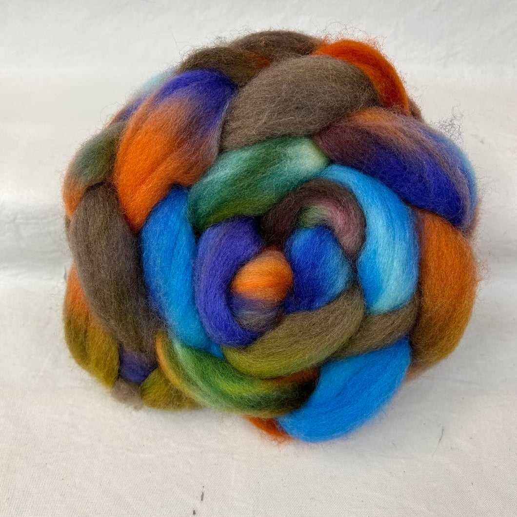 Perendale Wool Top Braid (Pd5) ~ Hand Dyed 4 Oz