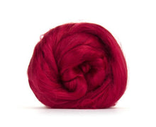 Bamboo Top Dyed Spinning Fiber ~ Red / 2 Oz