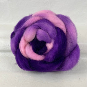 Sw Cheviot Wool Top Braid (Swct18) ~ Hand Dyed 4 Oz