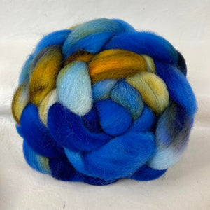 Sw Cheviot Wool Top Braid (Swct5) ~ Hand Dyed 4 Oz