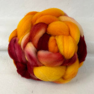 Sw Cheviot Wool Top Braid (Swct9) ~ Hand Dyed 4 Oz