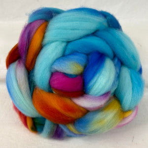 Sw Merino Wool Top Braid (Swm11) ~ Hand Dyed 4 Oz