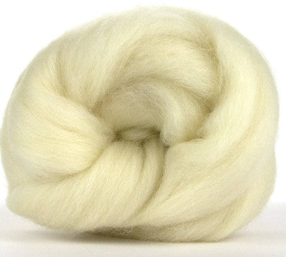 Shetland Wool Top, Natural Spinning Fiber / 4 oz