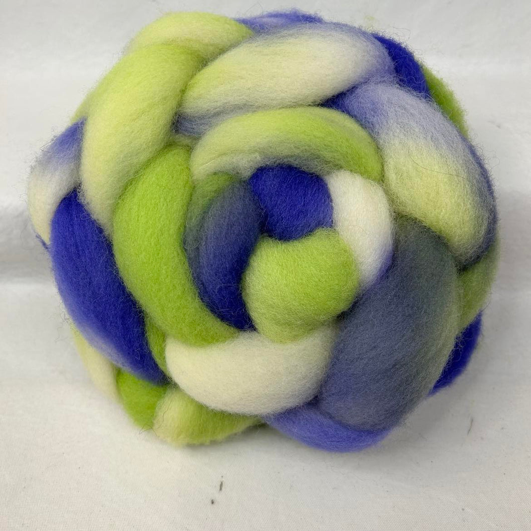 Shropshire Wool Top Braid (Sh11) ~ Hand Dyed 4 Oz