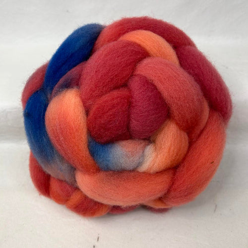 Shropshire Wool Top Braid (Sh23) ~ Hand Dyed 4 Oz