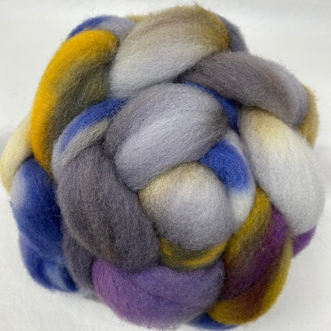 Shropshire Wool Top Braid (SH72) ~ Hand Dyed ~ 4 oz