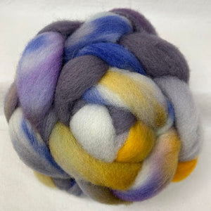 Shropshire Wool Top Braid (SH73) ~ Hand Dyed ~ 4 oz