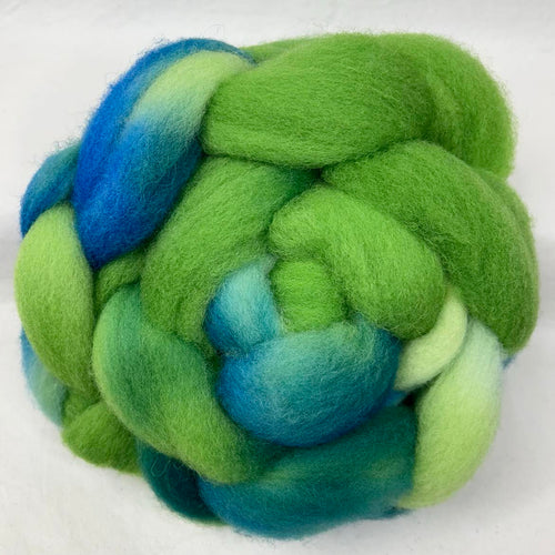 Shropshire Wool Top Braid (SH75) ~ Hand Dyed ~ 4 oz