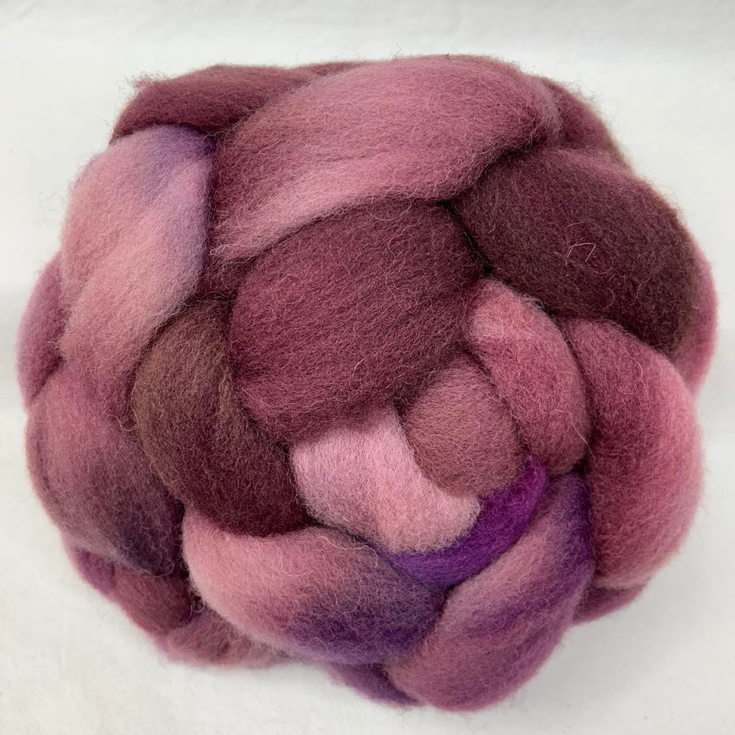 Shropshire Wool Top Braid (SH79) ~ Hand Dyed ~ 4 oz