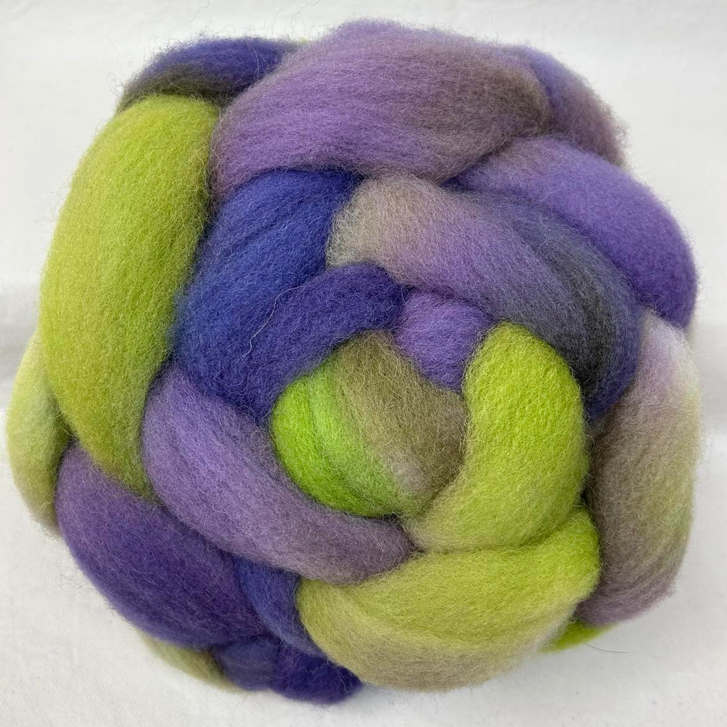 Shropshire Wool Top Braid (SH83) ~ Hand Dyed ~ 4 oz