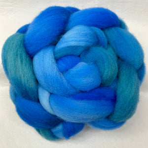 Shropshire Wool Top Braid (SH84) ~ Hand Dyed ~ 4 oz