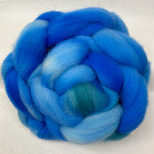 Shropshire Wool Top Braid (SH85) ~ Hand Dyed ~ 4 oz