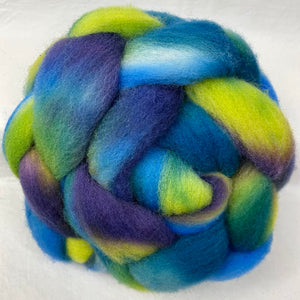 Shropshire Wool Top Braid (SH86) ~ Hand Dyed ~ 4 oz