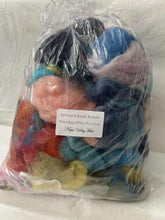 Spinners Small Scraps Extravaganza! ~  Big 5 oz Grab Bag Mill End Fleece Wool Top