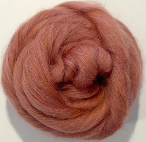 "Speckle": Grapefruit Pink, Eco Friendly, Mélange/Heather Dyed Top, 4 oz