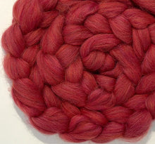 "Speckle": Chili Red, Eco Friendly, Mélange/Heather Dyed Top, 4 oz