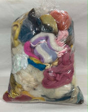 Spinners & Felters Small Scraps Extravaganza! ~  Huge 12 oz Grab Bag Mill End Fleece Wool Top