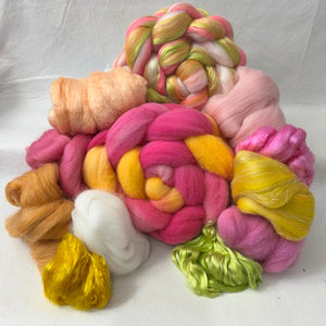 NEW! "Spring Break!" ~ Luxury DOUBLE BRAID Spinning Kit ~ Exclusive to Napa Valley Fiber!