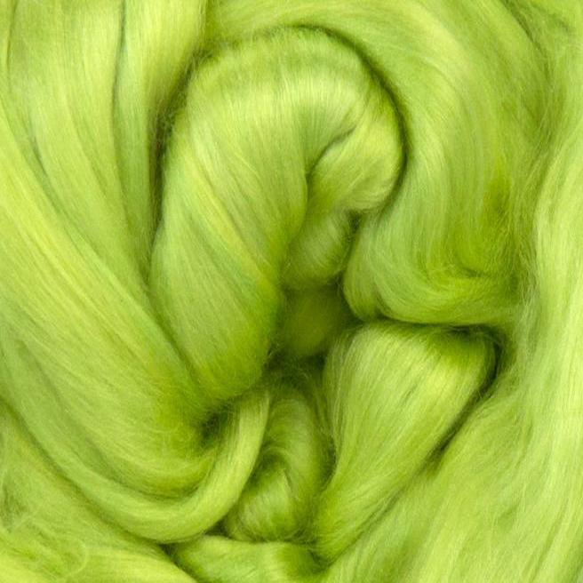 Citrus ~ Grade A Mulberry Silk Top / 2 oz spinning fiber