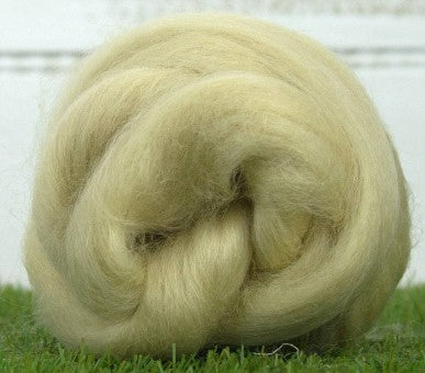 Wensleydale Top ~ Natural Spinning Fiber / 4 oz