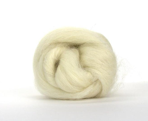 Icelandic Wool ~ Natural White Top 4 Oz Dyed Fiber