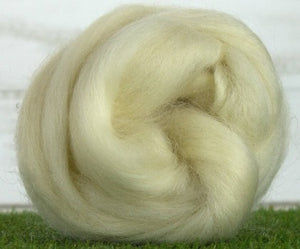 Masham Natural White Wool Top / 4 oz.