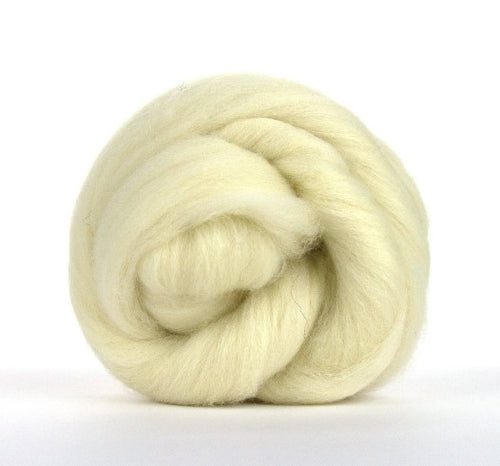 Merino Natural White Wool Top, 25 Micron ~ Natural Spinning Fiber / 4 oz