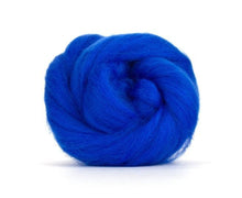 Corriedale Dyed Wool Top Royal ~ 4 Oz Fiber
