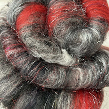 Fabulous ’Fire & Smoke’ Art Batt (12162) ~ Superb Art Batt 5.7 oz Batt