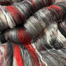 Fabulous ’Fire & Smoke’ Art Batt (12162) ~ Superb Art Batt 5.7 oz Batt