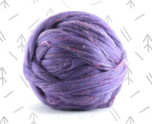 Folklore Collection ~ Legacy Merino/bamboo/tweed Blend / 4 Oz New! Dyed Fiber